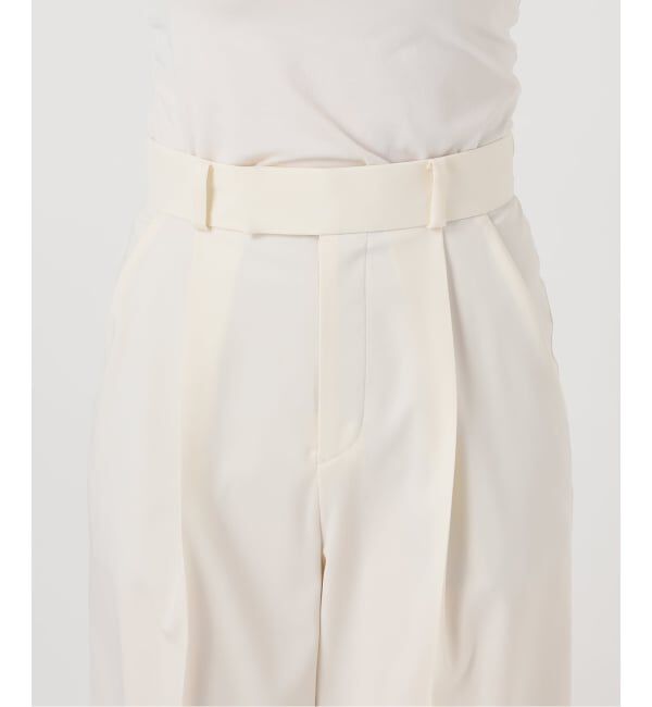 NOBLE「《追加・WEB限定カラー》エステルツイルストレッチスラックスパンツ」|スラックス|