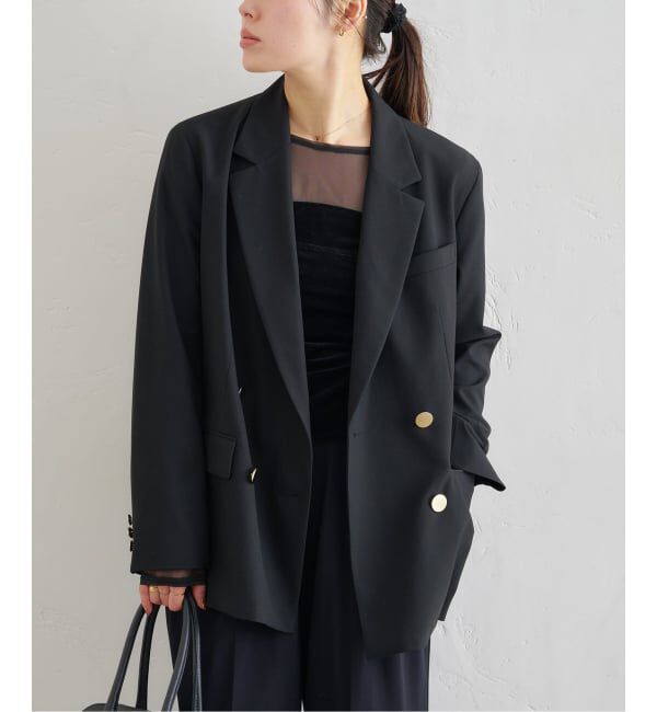 U by SPICK&SPAN「ダブルボタンジャケット」|テーラードジャケット|