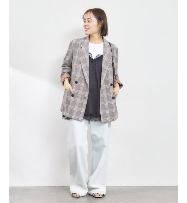 U by SPICK&SPAN「ダブルボタンジャケット」|テーラードジャケット|