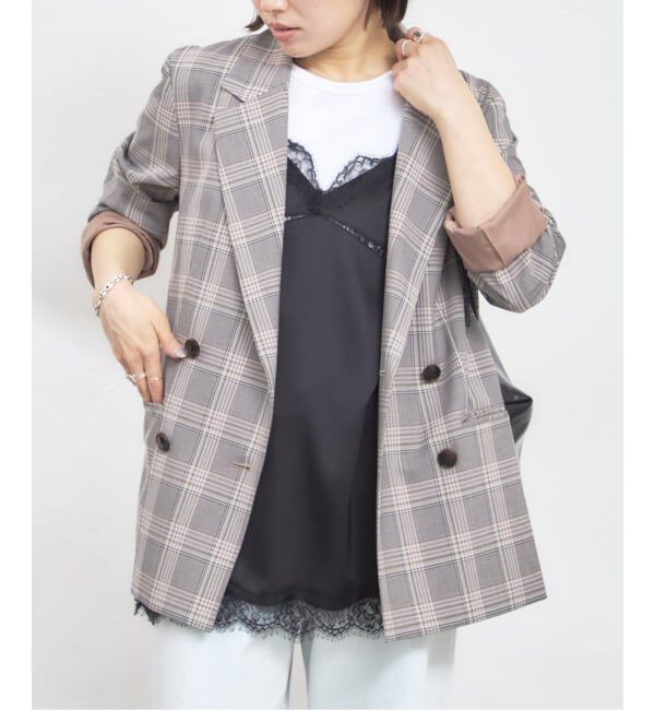 U by SPICK&SPAN「ダブルボタンジャケット」|テーラードジャケット|