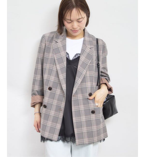 U by SPICK&SPAN「ダブルボタンジャケット」|テーラードジャケット|