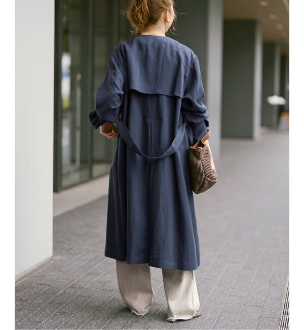 Spick and Span「ノーカラーコート」|ノーカラーコート|