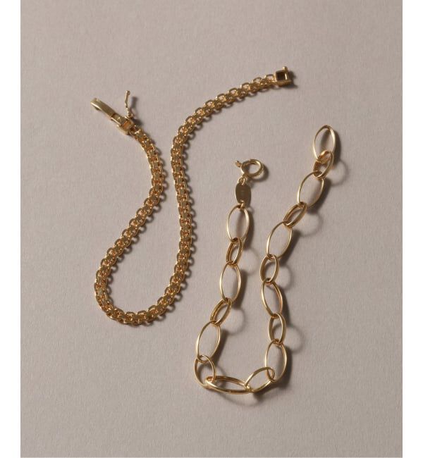 Lilas by Spick&Span「オーバルチェーンブレスレット K18」|ブレスレット・バングル|