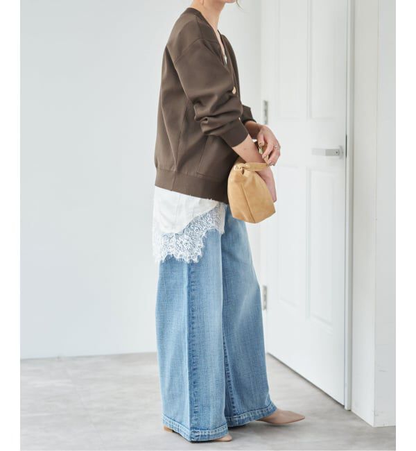 Spick and Span「《一部店舗+WEB限定/追加予約》ウォッシャブルVネックカーディガン」|カーディガン|