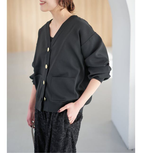 Spick and Span「《一部店舗+WEB限定/追加予約》ウォッシャブルVネックカーディガン」|カーディガン|