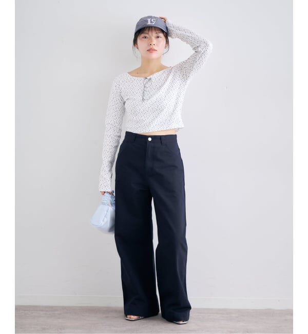 U by SPICK&SPAN「ヴィンテージライクチノパンツ」|チノ|