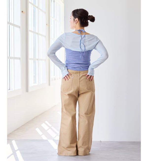 U by SPICK&SPAN「ヴィンテージライクチノパンツ」|チノ|