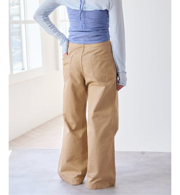 U by SPICK&SPAN「ヴィンテージライクチノパンツ」|チノ|