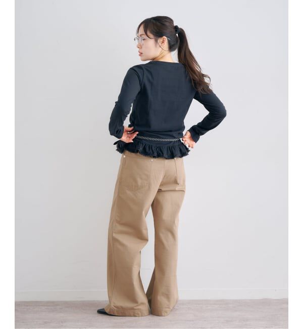 U by SPICK&SPAN「ヴィンテージライクチノパンツ」|チノ|