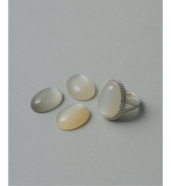 Spick and Span「【SAMH by LILAS】ホワイトムーンストーンリング SV」|リング|