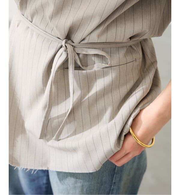 FRAMeWORK「TOPカラーボタンレスジャケット」|その他|