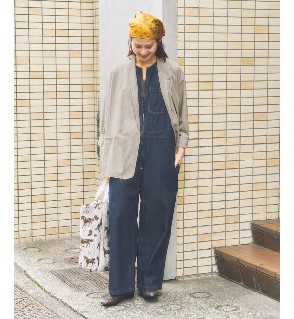 FRAMeWORK「TOPカラーボタンレスジャケット」|その他|