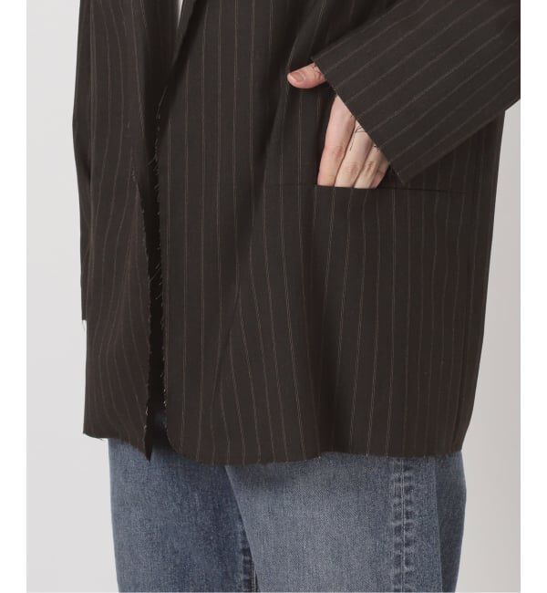 FRAMeWORK「TOPカラーボタンレスジャケット」|その他|