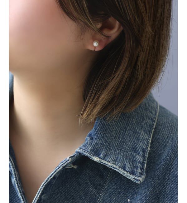 Lilas by Spick&Span「《WEB限定》アコヤパール6mmイヤリング K10（両耳）」|イヤリング|