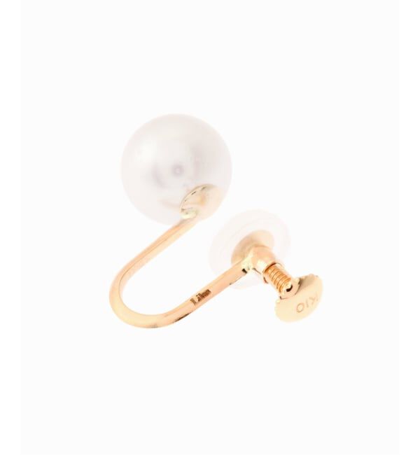 Lilas by Spick&Span「《WEB限定》アコヤパール7mmイヤリング K10（両耳）」|イヤリング|