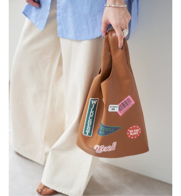 Spick and Span「《追加》Spick&Span SHOPPER BAG*」|トートバッグ|キャメル