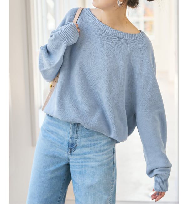 Spick and Span「《26SS 新作/追加 》 ニュアンスコクーンバルキーニット」|ニット・セーター|