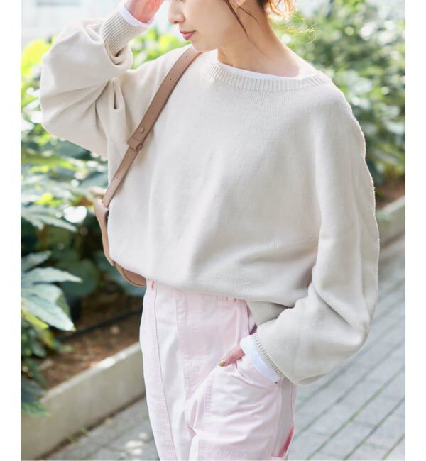 Spick and Span「《26SS 新作/追加 》 ニュアンスコクーンバルキーニット」|ニット・セーター|