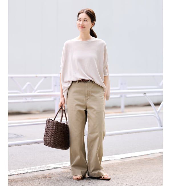 FRAMeWORK「≪一部カラーWEB限定 / 追加≫OVER SIZED CHINO パンツ 2」|チノ|