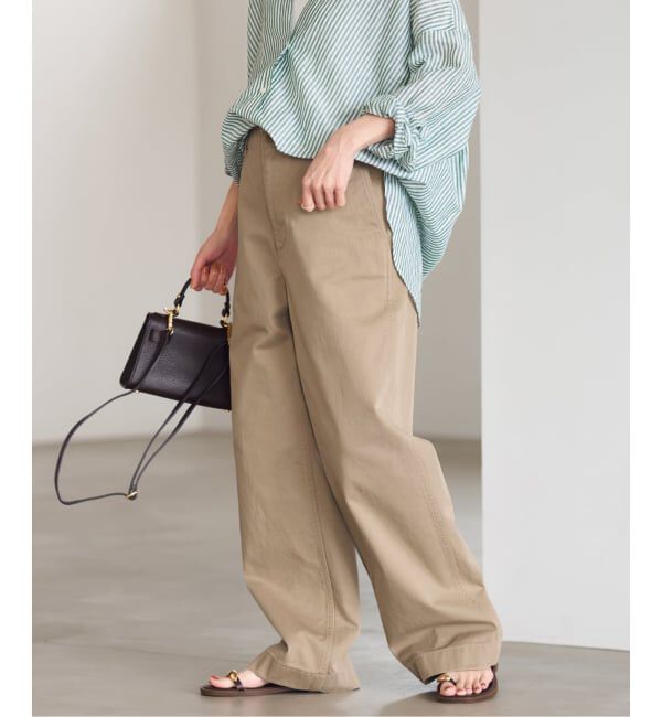 FRAMeWORK「≪一部カラーWEB限定 / 追加≫OVER SIZED CHINO パンツ 2」|チノ|