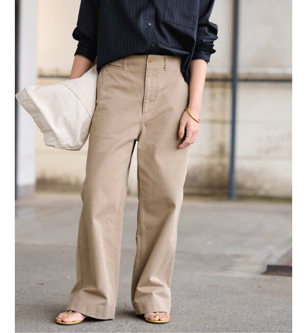 FRAMeWORK「≪一部カラーWEB限定 / 追加≫OVER SIZED CHINO パンツ 2」|チノ|