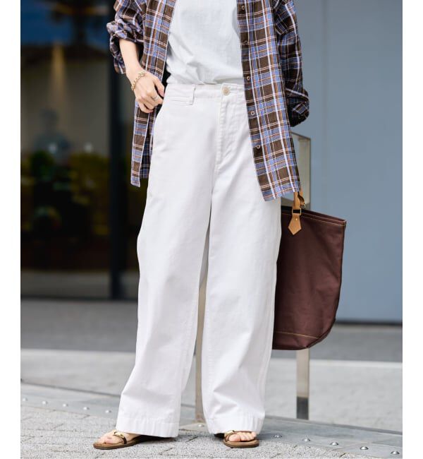 FRAMeWORK「≪一部カラーWEB限定 / 追加≫OVER SIZED CHINO パンツ 2」|チノ|