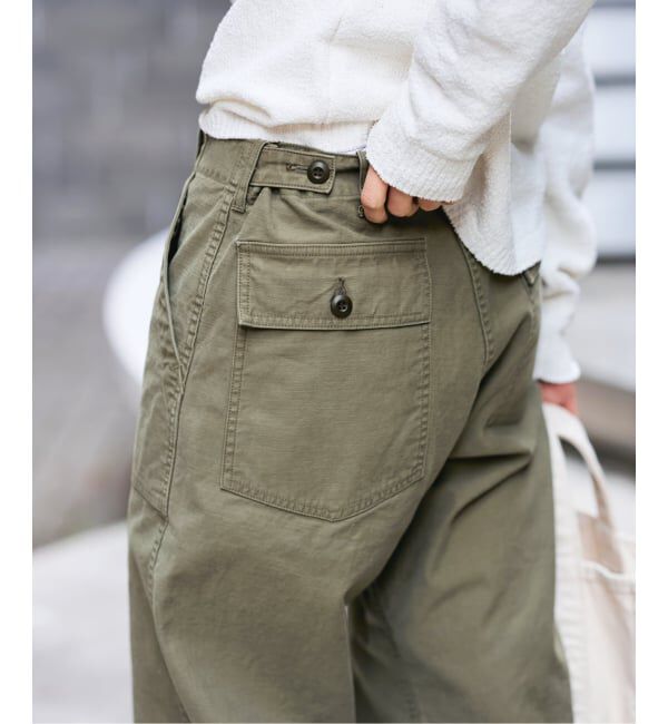 FRAMeWORK「≪追加≫ライトミリタリースラブベイカーパンツ 2」|カーゴ|