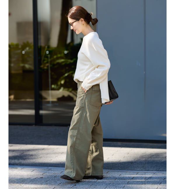 FRAMeWORK「≪追加≫ライトミリタリースラブベイカーパンツ 2」|カーゴ|