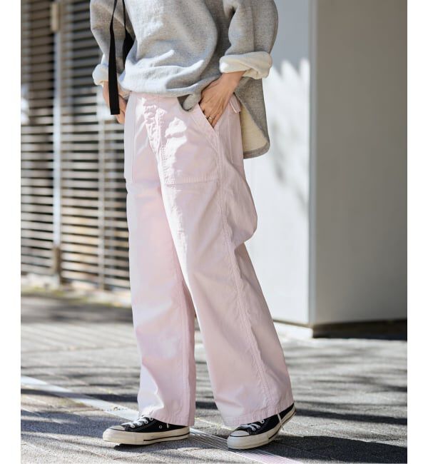 FRAMeWORK「≪追加≫ライトミリタリースラブベイカーパンツ 2」|カーゴ|