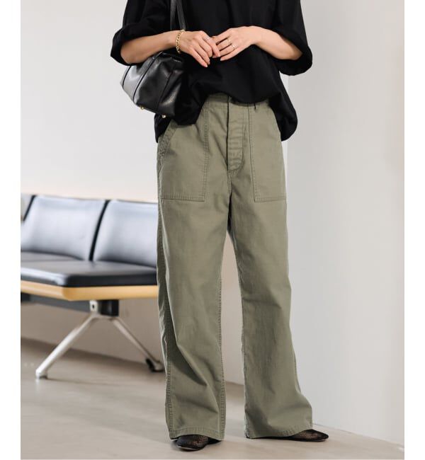 FRAMeWORK「≪追加≫ライトミリタリースラブベイカーパンツ 2」|カーゴ|