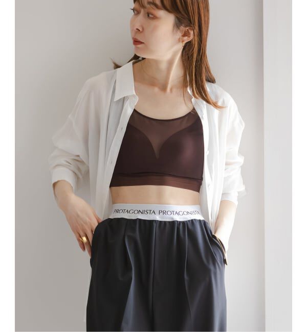 NOBLE「《追加》NICENICE MOMENT/ナイスナイスモーメント MESH BRA TANK」|インナー|