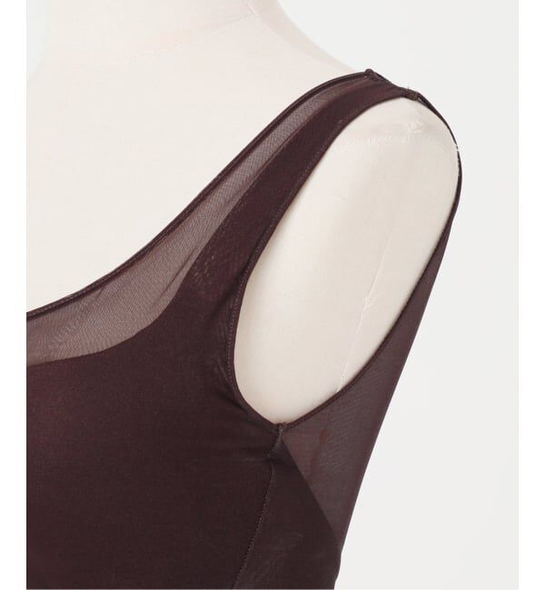 NOBLE「《追加》NICENICE MOMENT/ナイスナイスモーメント MESH BRA TANK」|インナー|