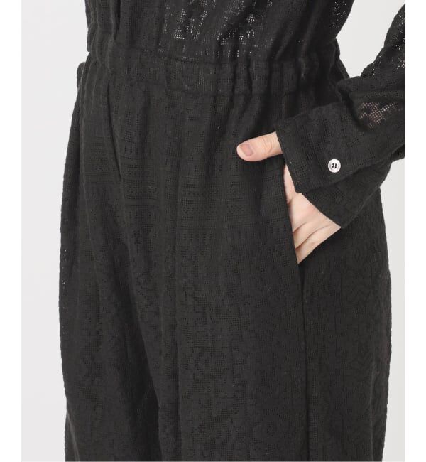 Spick and Span「オープンカラーレースジャンプスーツ」|オールインワン|