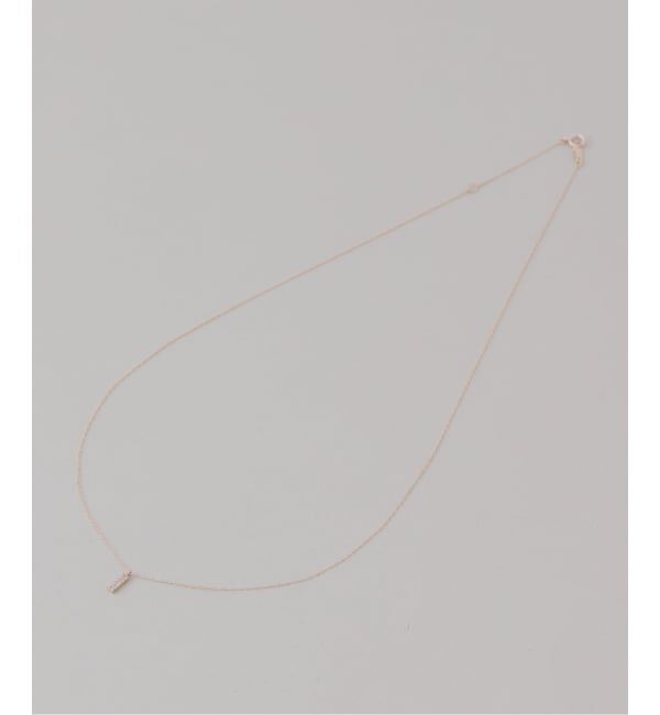 Lilas by Spick&Span「プチダイヤバーネックレス K10」|ネックレス|