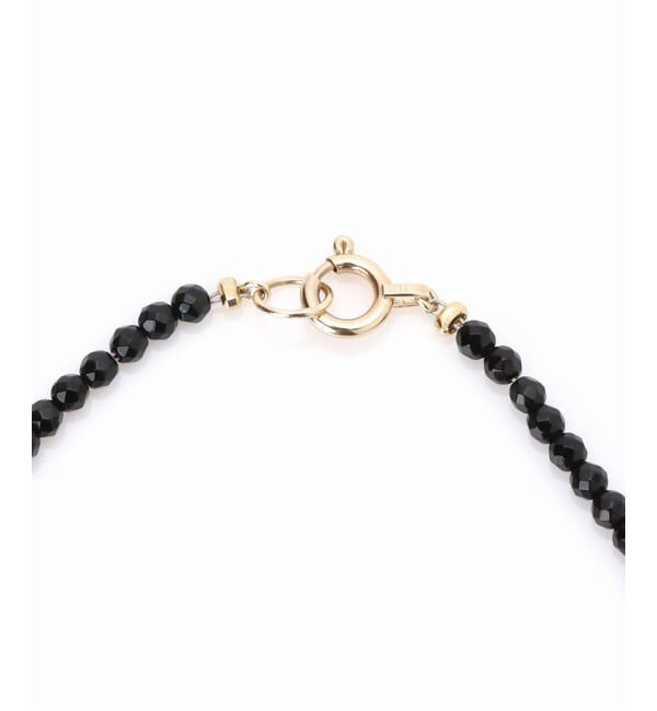 Lilas by Spick&Span「ゴールドパイプオニキスブレスレット K10」|ブレスレット・バングル|