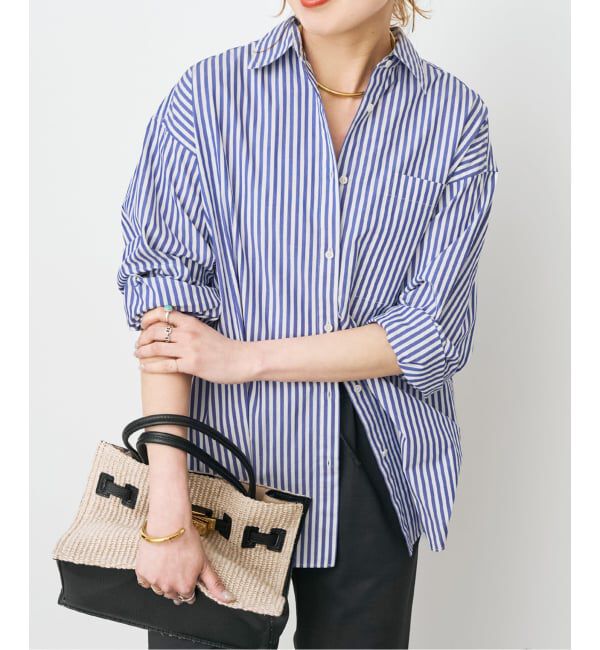 Spick and Span「《WEB限定 / 追加2》50コットンオーバーシャツ」|シャツ・ブラウス|
