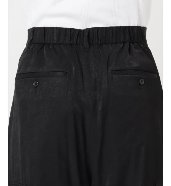 U by SPICK&SPAN「フェードサテンカーゴスラックス」|カーゴ|