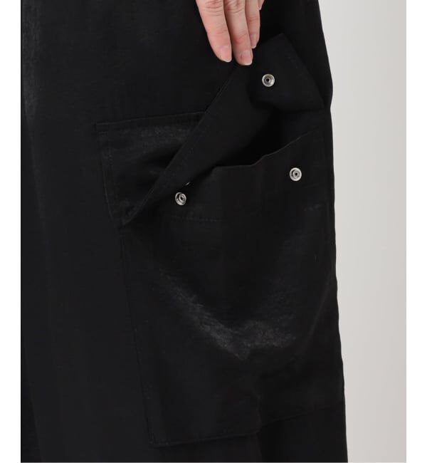 U by SPICK&SPAN「フェードサテンカーゴスラックス」|カーゴ|