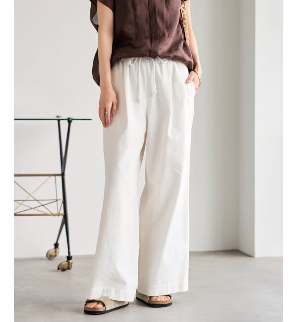 FRAMeWORK「≪追加≫綿麻イージーパンツ」|その他|