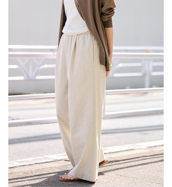 FRAMeWORK「≪追加≫綿麻イージーパンツ」|その他|