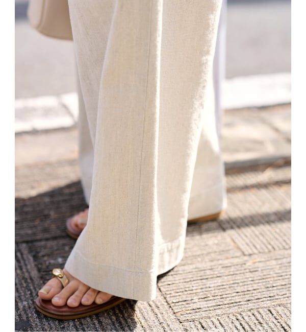 FRAMeWORK「≪追加≫綿麻イージーパンツ」|その他|