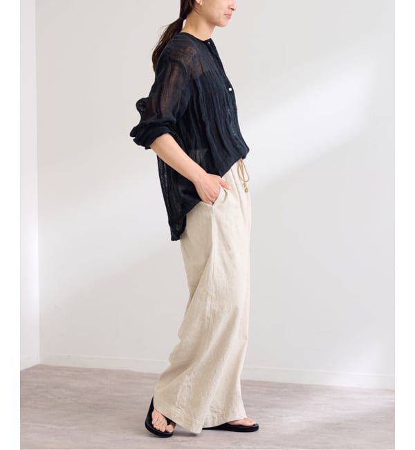 FRAMeWORK「≪追加≫綿麻イージーパンツ」|その他|