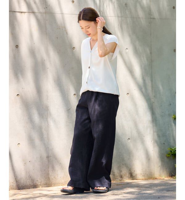 FRAMeWORK「≪追加≫綿麻イージーパンツ」|その他|