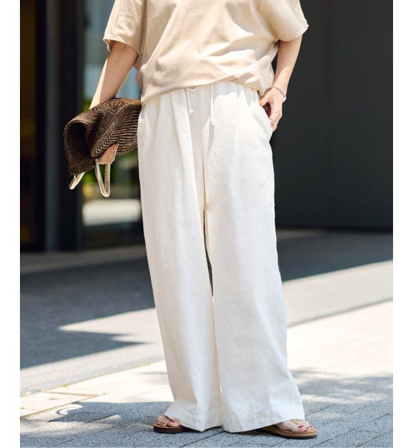 FRAMeWORK「≪追加≫綿麻イージーパンツ」|その他|