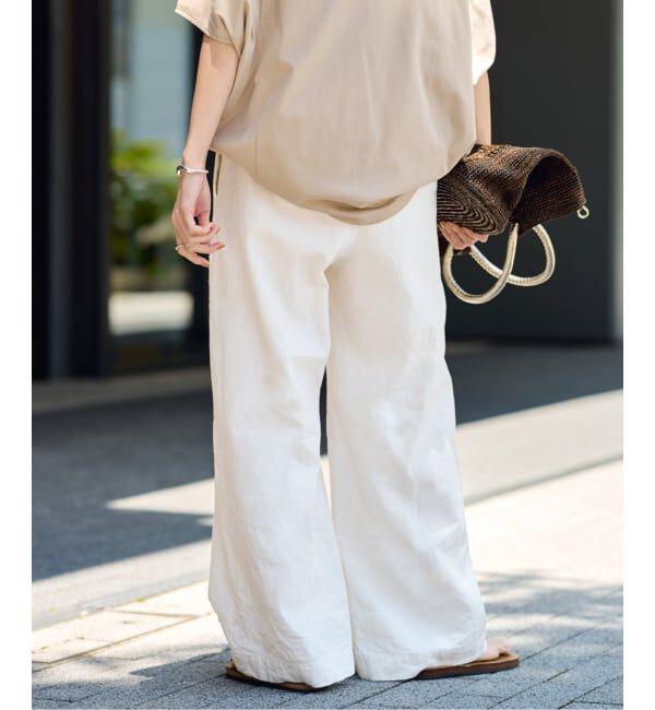 FRAMeWORK「≪追加≫綿麻イージーパンツ」|その他|