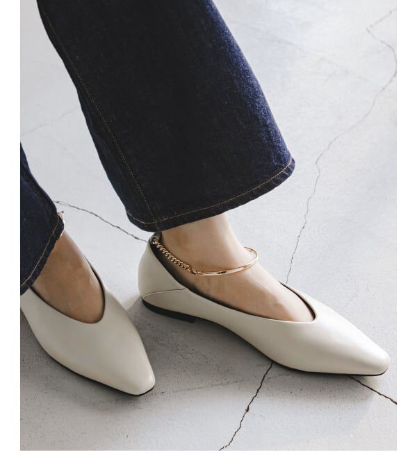 NOBLE「《追加予約・NOBLE別注》REMME/レメ アンクレットフラットシューズ」|その他|