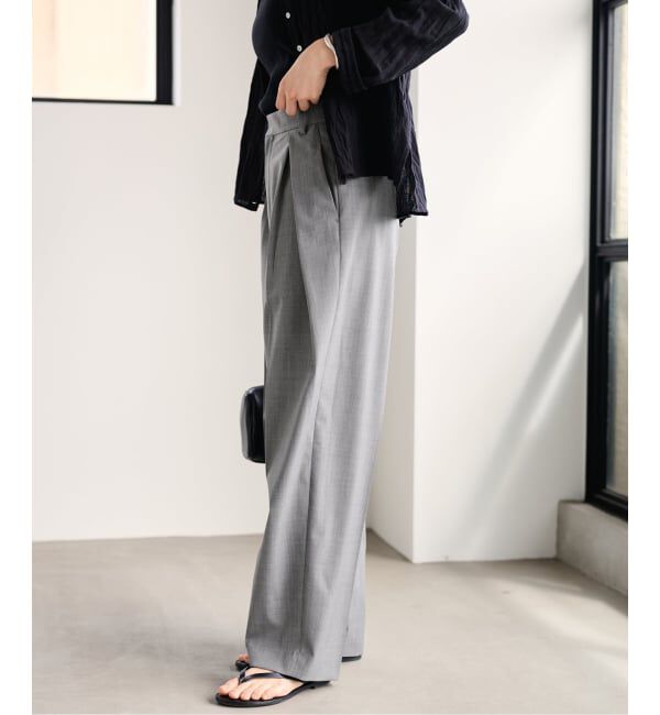 FRAMeWORK「≪追加予約≫サマーウールコクーンパンツ」|スラックス|