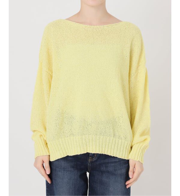Spick and Span「《新色有り / 追加》ペーパーヤーン2WAYルーズプルオーバー」|ニット・セーター|