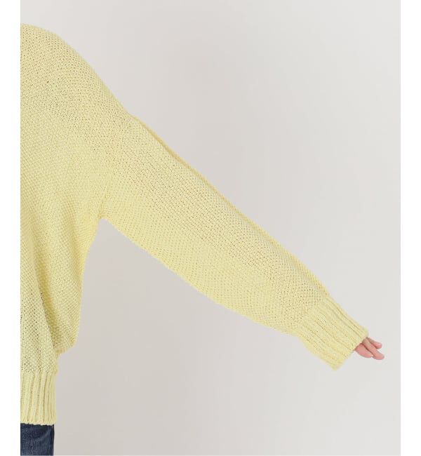 Spick and Span「《新色有り / 追加》ペーパーヤーン2WAYルーズプルオーバー」|ニット・セーター|