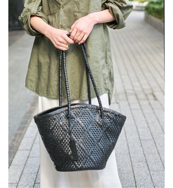 Spick and Span「《追加》Bagmati/バグマティ レザーメッシュバッグ」|トートバッグ|